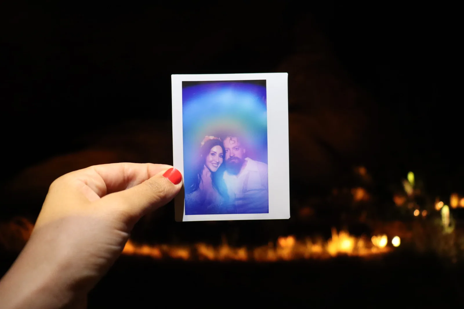 How does a mobile aura photo booth work at Sedona events?