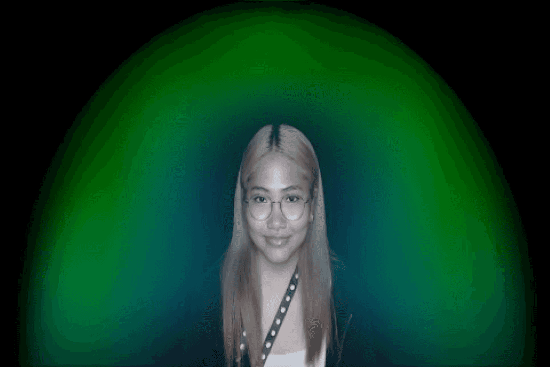 Green and Blue Aura Color