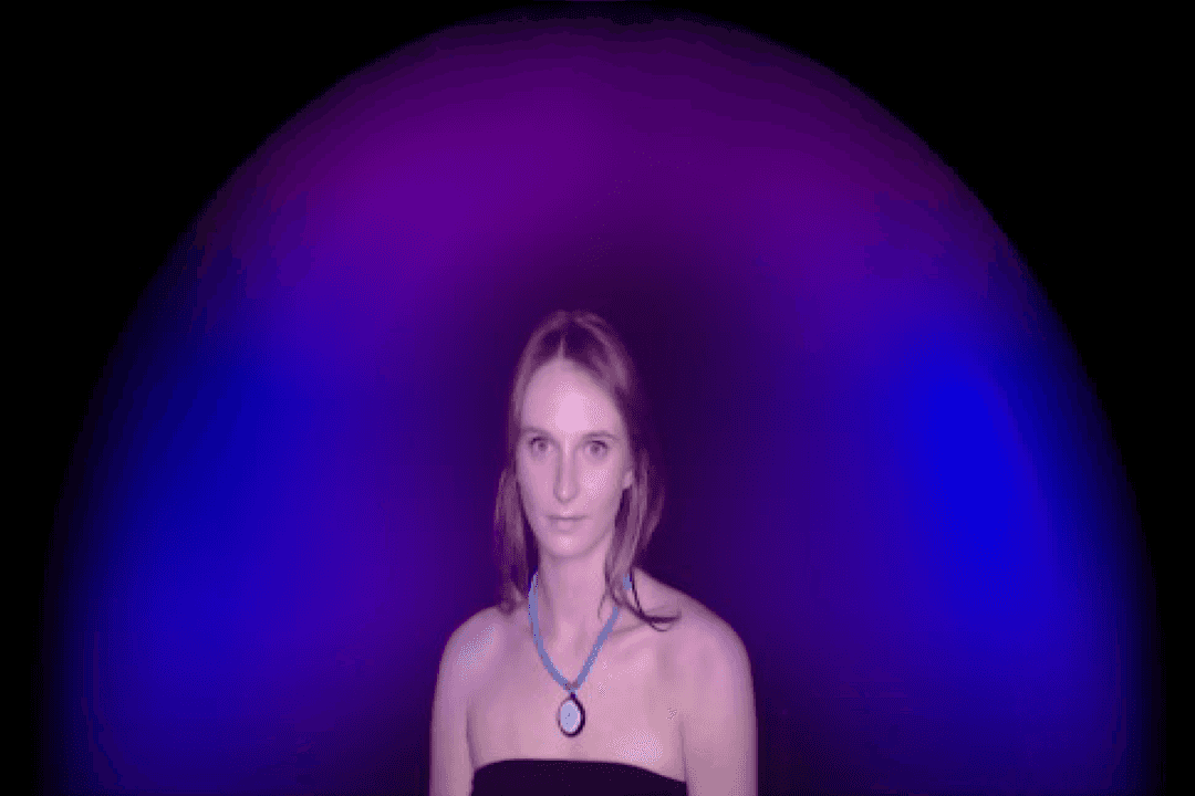 Indigo and Violet Aura Color